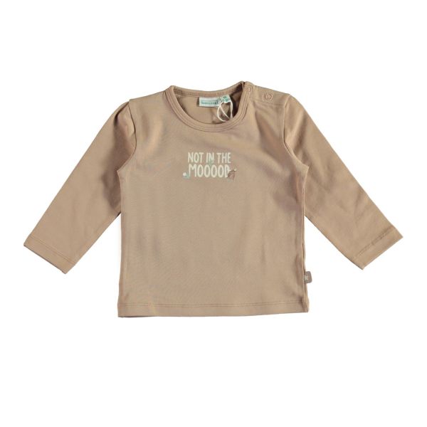 Babylook Mooood T-Shirt - Maat 56 - Warm Taupe Babylook Mooood T-Shirt - Maat 56 - Warm Taupe