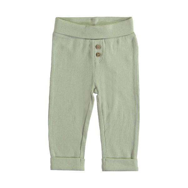 Babylook Rib Broek - Mt. 56 - Mineral Gray Babylook Rib Broek - Mt. 56 - Mineral Gray
