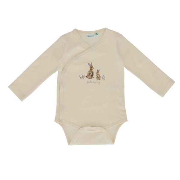 Babylook Lavender Romper Overslag – Maat 50 – Buttercream Babylook Lavender Romper Overslag – Maat 50 – Buttercream