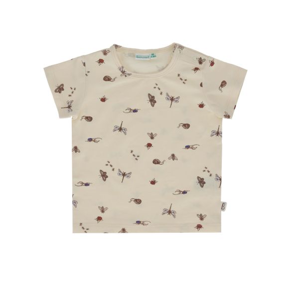 Babylook Bugs T-Shirt Korte Mouw - Maat 56 - Buttercream 