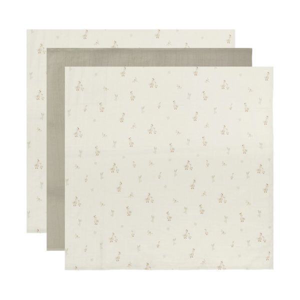Bébé-Jou Dear Goose Hydrofiele Doeken - 70 x 70 cm - 3 Stuks