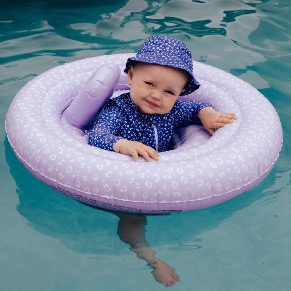 Swim Essentials Baby Float - 0-1 Jaar - Lila Leopard Swim Essentials Baby Float - 0-1 Jaar - Lila Leopard