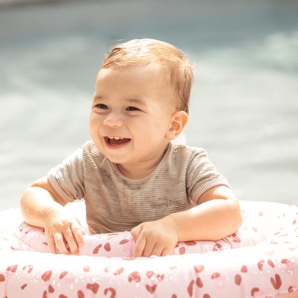 Swim Essentials Baby Float - 0-1 jaar - Old Pink Leopard Swim Essentials Baby Float - 0-1 jaar - Old Pink Leopard