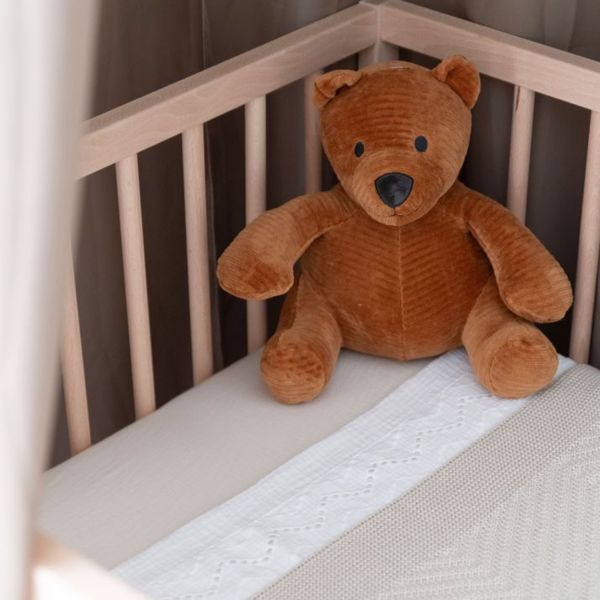 Baby's Only Wieglaken Broderie Calm Wit 80 x 100 cm
