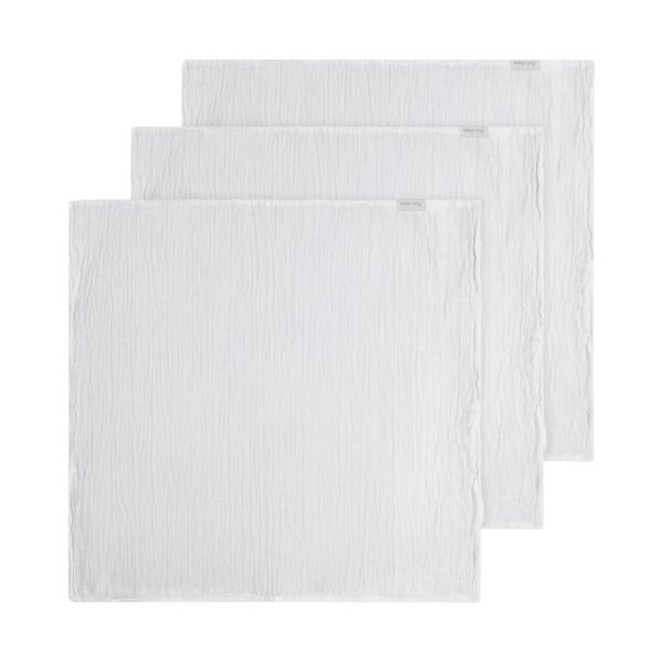 Baby's Only Hydrofiele Doek - Tender - Wit - 115x115 cm - 3-Pack Baby's Only Hydrofiele Doek - Tender - Wit - 115x115 cm - 3-Pack