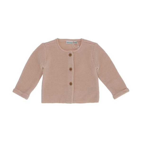 Babylook Vest Gebreid - Maat 50/56 - Crystal Pink Babylook Vest Gebreid - Maat 50/56 - Crystal Pink