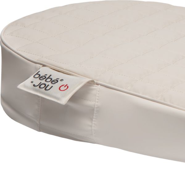 Bebe-Jou Quilted Verwarmd Aankleedkussen - Squares Light Taupe Bebe-Jou Quilted Verwarmd Aankleedkussen - Squares Light Taupe