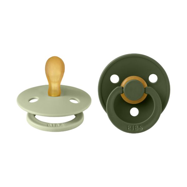 BiBs Fopspeen - Symmetrisch - 2 Stuks - 0-6 Mnd - Sage/Hunter Green BiBs Fopspeen - Symmetrisch - 2 Stuks - 0-6 Mnd - Sage/Hunter Green