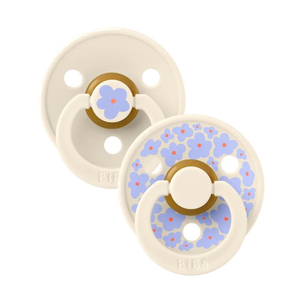 BiBs Studio Jasmin Fopspeen - Rond - 2 Stuks - 6-18 Mnd - Ivory Mix BiBs Studio Jasmin Fopspeen - Rond - 2 Stuks - 6-18 Mnd - Ivory Mix