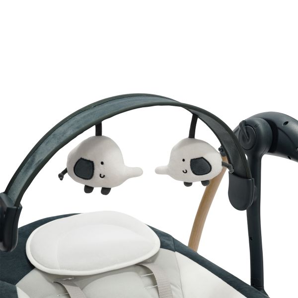 Bo Jungle Dolphy Wood Portable Swing - Shady Grey Bo Jungle Dolphy Wood Portable Swing - Shady Grey