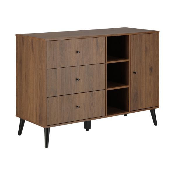 Bopita Ledikant 70 x 140 - Commode XL - 2 Deurskast XL - Zara - Walnoot Bopita Ledikant 70 x 140 - Commode XL - 2 Deurskast XL - Zara - Walnoot