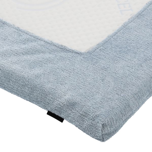 Kidsmill Boxmatras Hoes - Soft Elegance - 75 x 95 - Iceblue