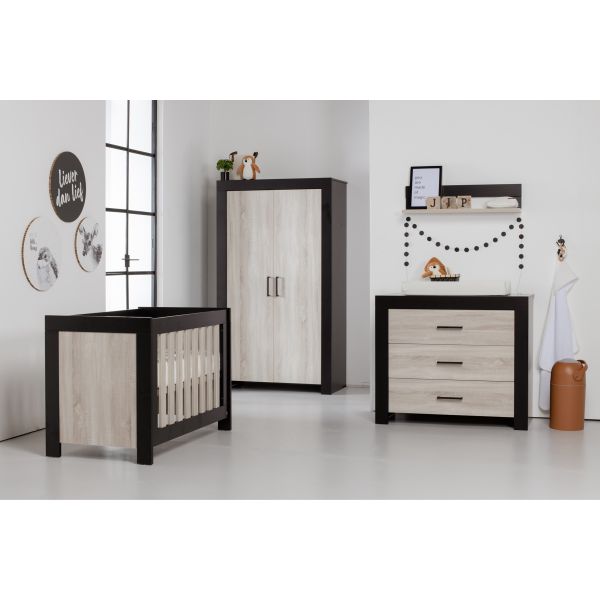 TWF Ledikant 70 x 140 Incl. Juniorzijden - Commode Brentwood TWF Ledikant 70 x 140 Incl. Juniorzijden - Commode Brentwood