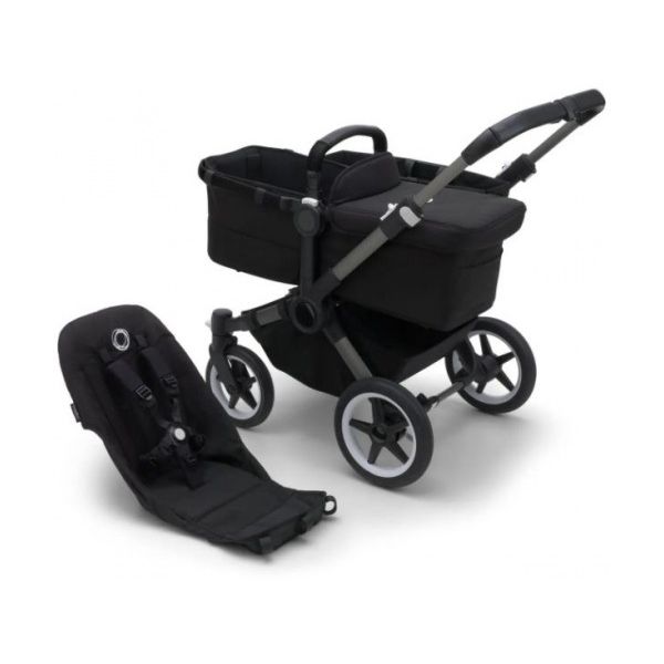 Bugaboo Base Donkey 5 Exclusief Sun Canopy - Mono - Graphite / Midnight Black