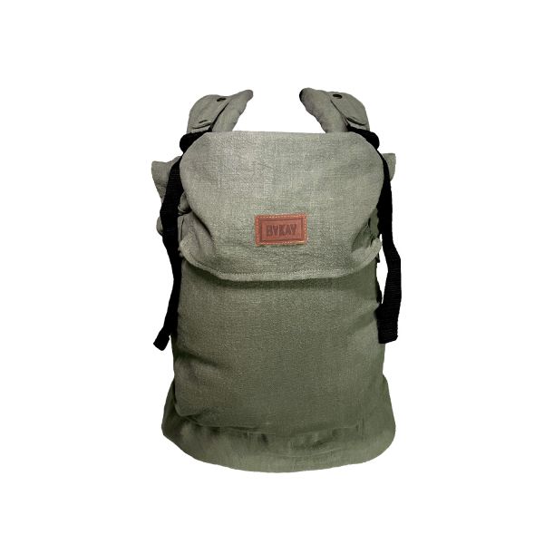 ByKay Click Carrier Deluxe Draagzak - Linnen - Hunter Green