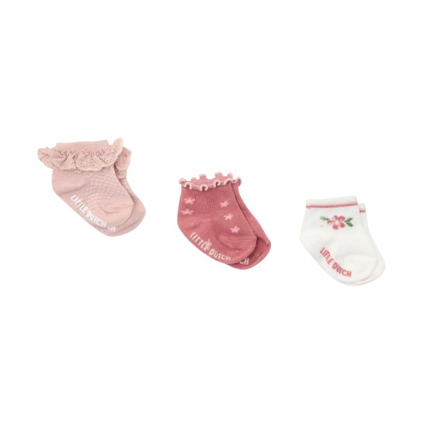 Little Dutch Fairy Garden Sokken - Set Van 3 - Maat 62/74 - Multi