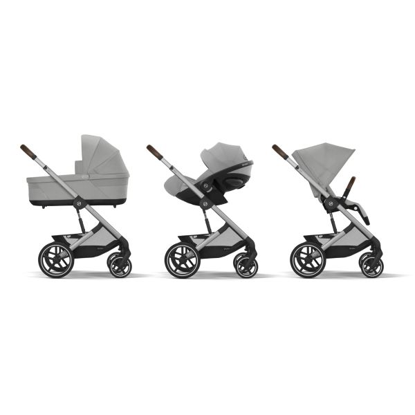Cybex Wandelwagen Balios S Lux-3 Stone Grey - Mid Grey Cybex Wandelwagen Balios S Lux-3 Stone Grey - Mid Grey