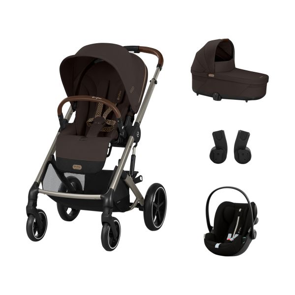 Cybex Balios 3‑in‑1 Kinderwagen Set S – Chocolate Brown/Brown Cybex Balios 3‑in‑1 Kinderwagen Set S – Chocolate Brown/Brown