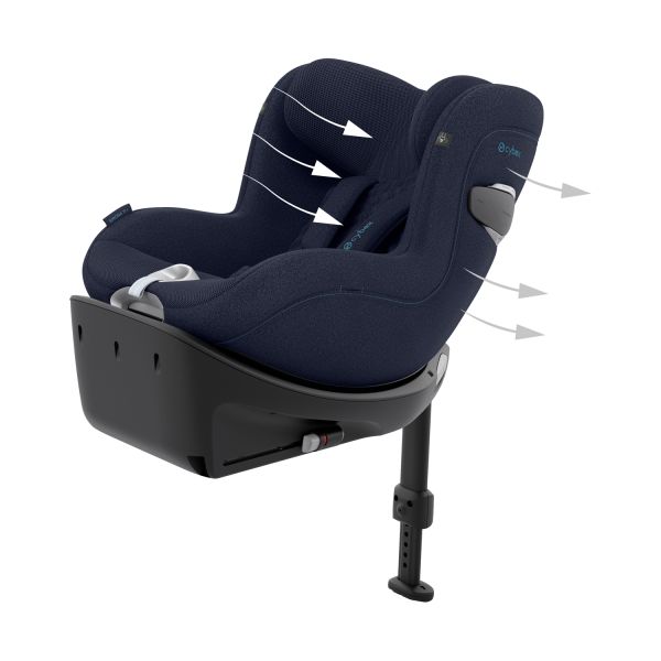 Cybex Sirona Ti I-Size Plus Autostoel - Nautical Blue/Navy Blue Cybex Sirona Ti I-Size Plus Autostoel - Nautical Blue/Navy Blue