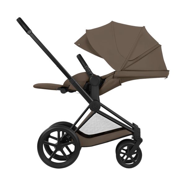 Cybex Priam 5 Comfort Kinderwagen 2-in-1 - Matt Black/Coconut Brown