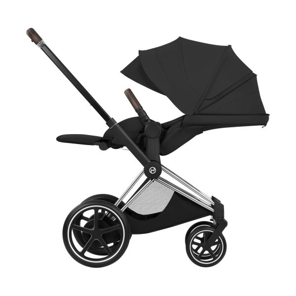 Cybex e-Priam 5 Style Kinderwagen 2-in-1 - Chrome Brown/Sepia Black