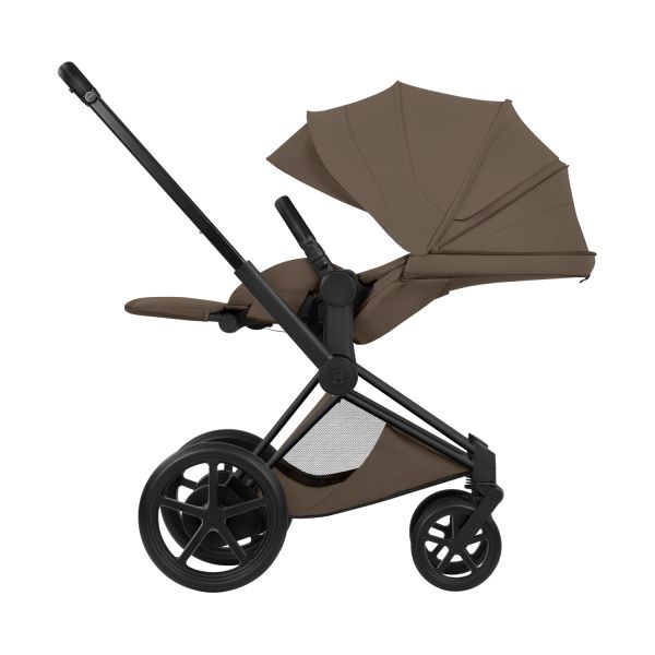 Cybex e-Priam 5 Style Kinderwagen 2-in-1 - Matt Black/Coconut Brown Cybex e-Priam 5 Style Kinderwagen 2-in-1 - Matt Black/Coconut Brown