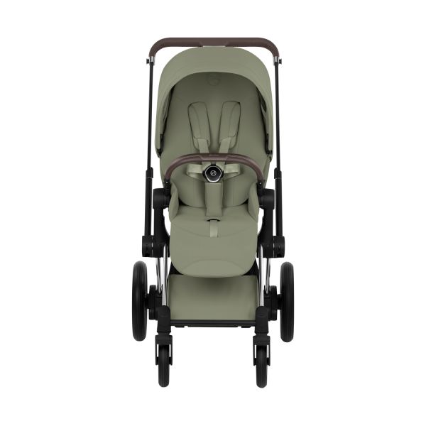 Cybex e-Priam 5 Style Kinderwagen 2-in-1 - Chrome Brown/Sage Green