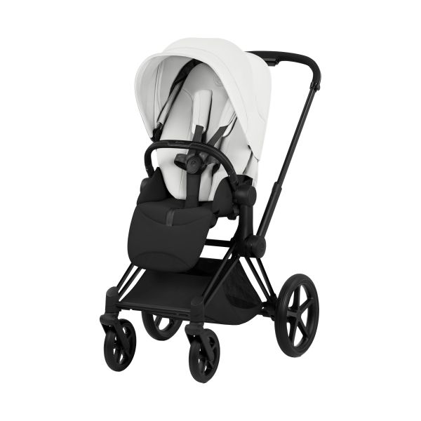 Cybex e-Priam 5 Style Kinderwagen 2-in-1 - Matt Black/Off White