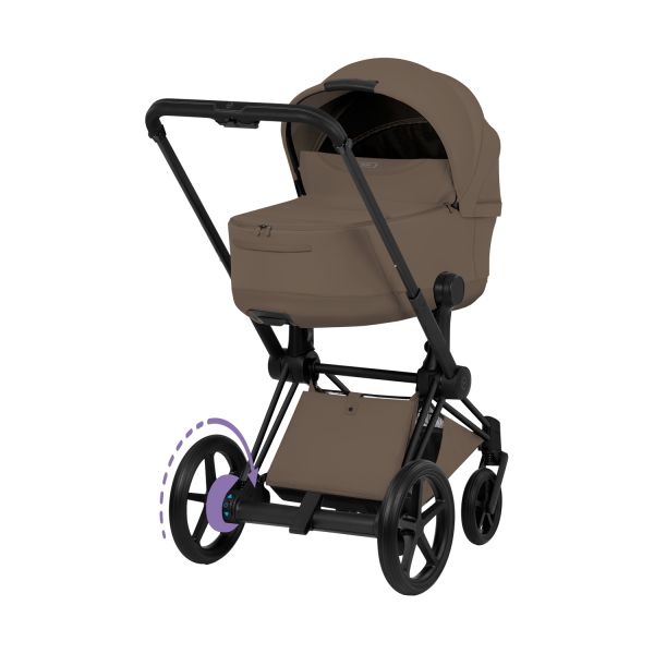Cybex e-Priam 5 Style Kinderwagen 2-in-1 - Matt Black/Coconut Brown Cybex e-Priam 5 Style Kinderwagen 2-in-1 - Matt Black/Coconut Brown