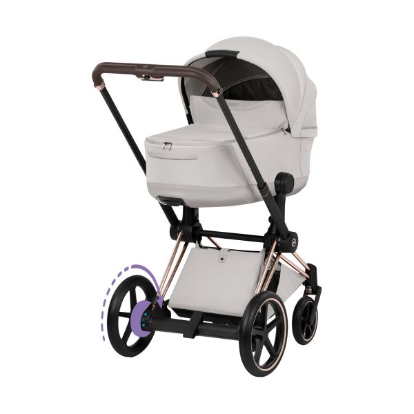 Cybex e-Priam 5 Style Kinderwagen 2-in-1 - Rosegold/City Grey Cybex e-Priam 5 Style Kinderwagen 2-in-1 - Rosegold/City Grey