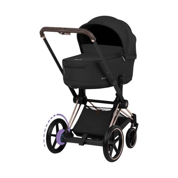 Cybex e-Priam 5 Comfort Kinderwagen 2-in-1 - Rosegold/Sepia Black Cybex e-Priam 5 Comfort Kinderwagen 2-in-1 - Rosegold/Sepia Black