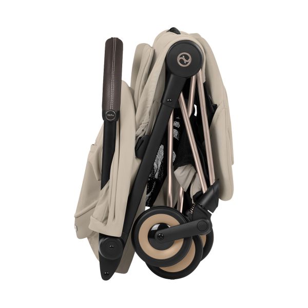 Cybex Coya Style Buggy Met Reiswieg - Rosegold/Cozy Beige