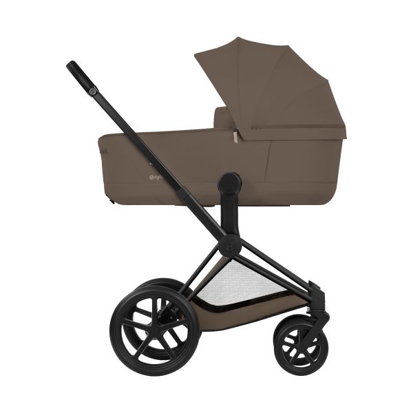 Cybex Priam 5 Comfort Kinderwagen 2-in-1 - Matt Black/Coconut Brown