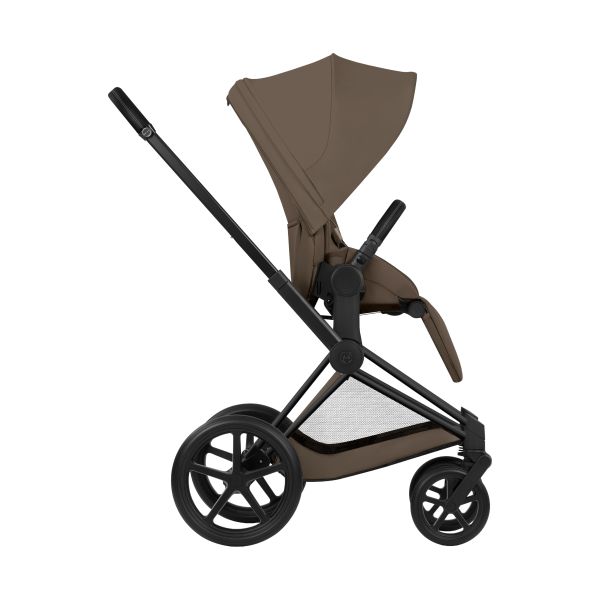 Cybex Priam 5 Comfort Kinderwagen 2-in-1 - Matt Black/Coconut Brown