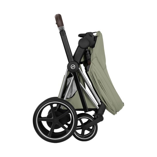 Cybex e-Priam 5 Style Kinderwagen 2-in-1 - Chrome Brown/Sage Green