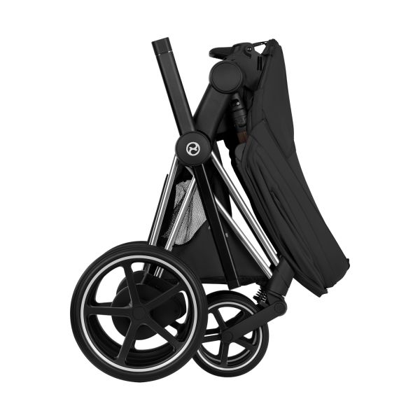 Cybex e-Priam 5 Style Kinderwagen 2-in-1 - Chrome Brown/Sepia Black