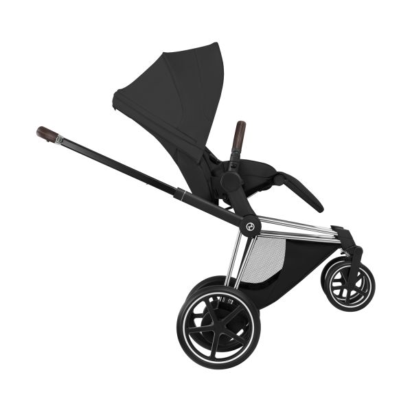 Cybex e-Priam 5 Style Kinderwagen 2-in-1 - Chrome Brown/Sepia Black