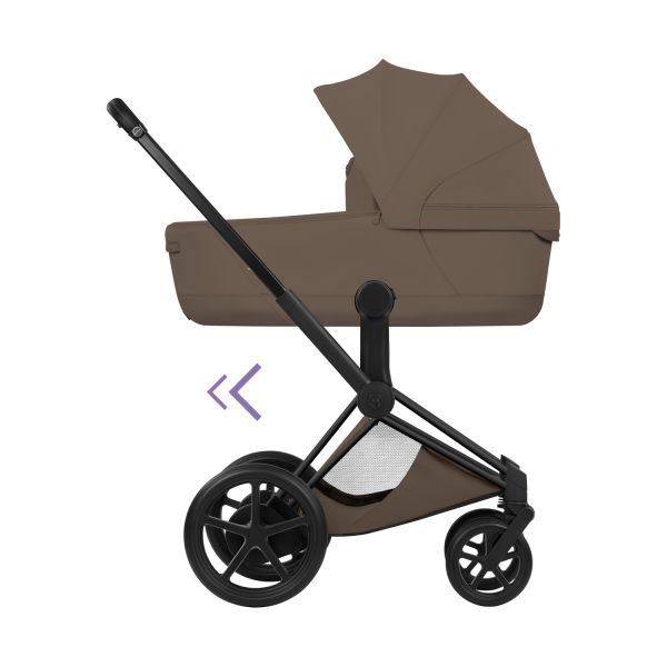 Cybex e-Priam 5 Style Kinderwagen 2-in-1 - Matt Black/Coconut Brown Cybex e-Priam 5 Style Kinderwagen 2-in-1 - Matt Black/Coconut Brown