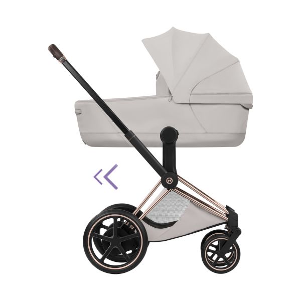 Cybex e-Priam 5 Style Kinderwagen 2-in-1 - Rosegold/City Grey Cybex e-Priam 5 Style Kinderwagen 2-in-1 - Rosegold/City Grey