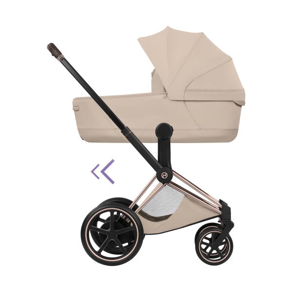 Cybex e-Priam 5 Style Kinderwagen 2-in-1 - Rosegold/Cozy Beige Cybex e-Priam 5 Style Kinderwagen 2-in-1 - Rosegold/Cozy Beige
