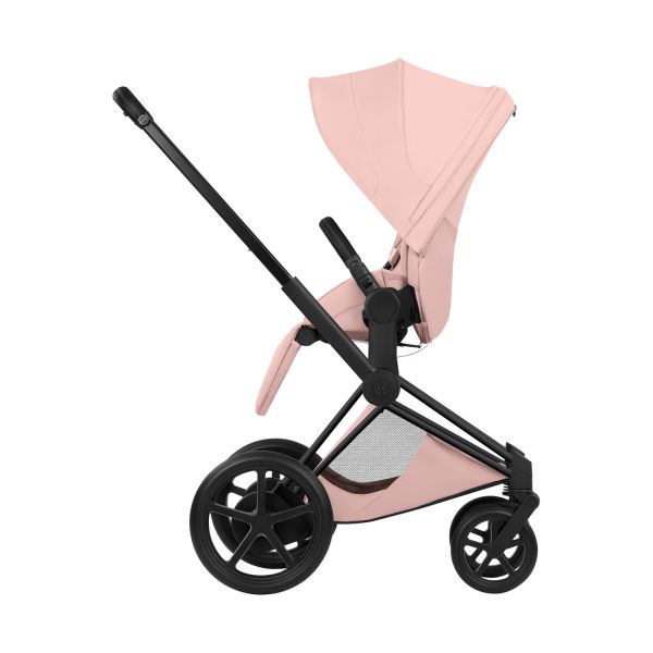 Cybex e-Priam 5 Style Kinderwagen 2-in-1 - Matt Black/Peach Pink Cybex e-Priam 5 Style Kinderwagen 2-in-1 - Matt Black/Peach Pink