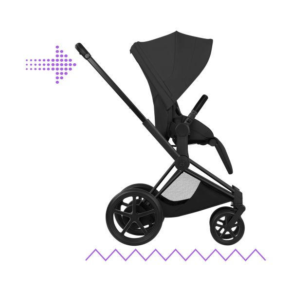 Cybex e-Priam 5 Style Kinderwagen 2-in-1 - Matt Black/Sepia Black Cybex e-Priam 5 Style Kinderwagen 2-in-1 - Matt Black/Sepia Black