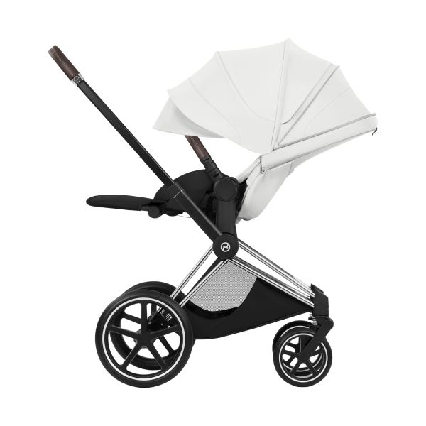 Cybex Priam 5 Style Kinderwagen 2-in-1 - Chrome Brown/Off White Cybex Priam 5 Style Kinderwagen 2-in-1 - Chrome Brown/Off White