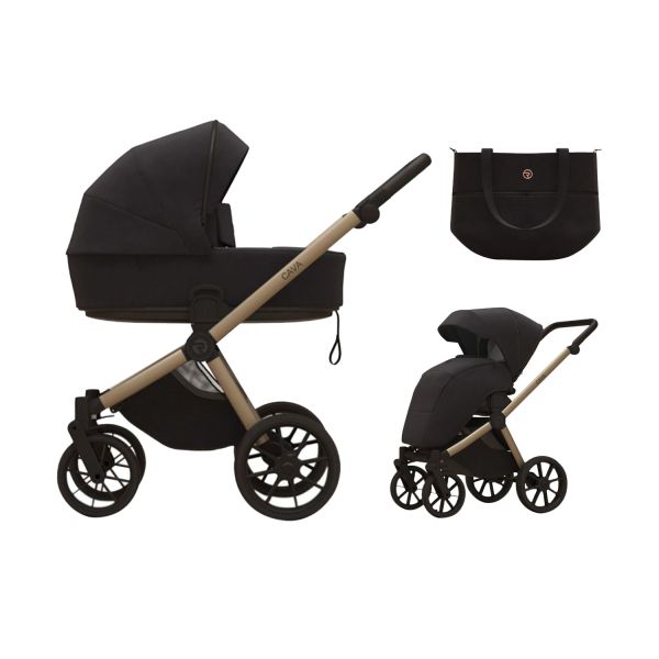 RIKO Cava - 2-in-1 Kinderwagen - Coal RIKO Cava - 2-in-1 Kinderwagen - Coal