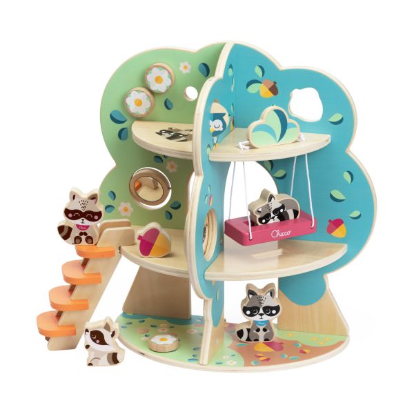 Chicco My Wood Friends Familieboom Chicco My Wood Friends Familieboom