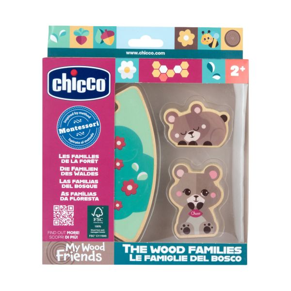 Chicco My Wood Friends Families - Mama Beer