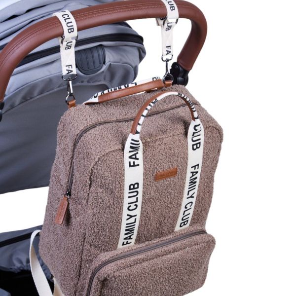 Childhome Family Club Verzorgingsrugzak - Signature - Teddy - Zacht Bruin Childhome Family Club Verzorgingsrugzak - Signature - Teddy - Zacht Bruin