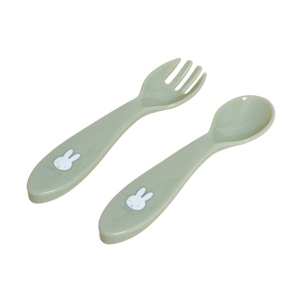 Miffy Chunky Cutlery Set - Green 24716