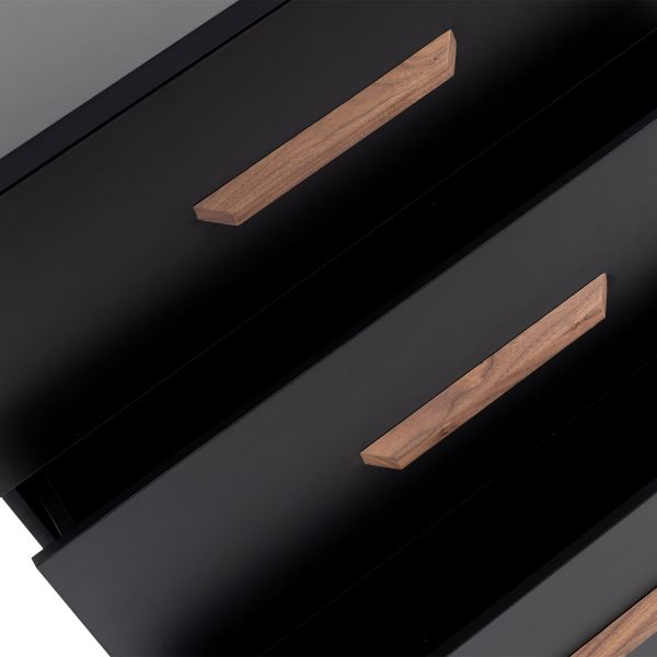 TWF Meegroeibed - Commode 3 Laden - Hanglegkast 2 Deuren 1 Lade Modena Walnoot TWF Meegroeibed - Commode 3 Laden - Hanglegkast 2 Deuren 1 Lade Modena Walnoot