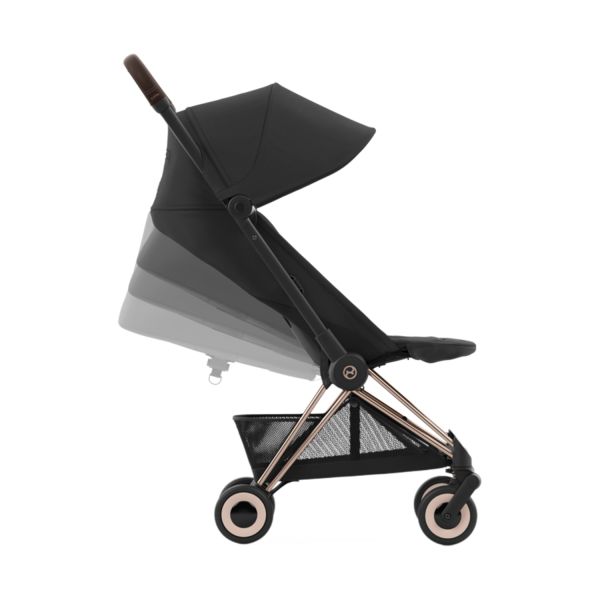 Cybex Buggy COYA Rosegold Sepia Black - Black 
